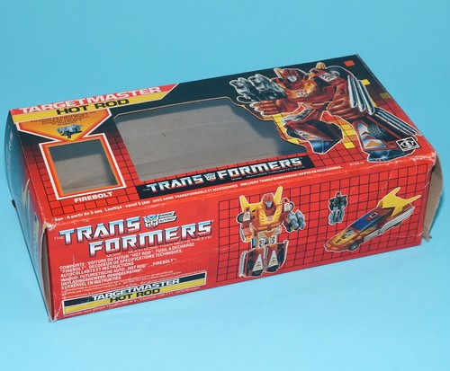 TRANSFORMERS G1 TARGETMASTER HOT ROD COMPLETE BOXED EURO BOX 1987 HASBRO - Bild 6 von 11
