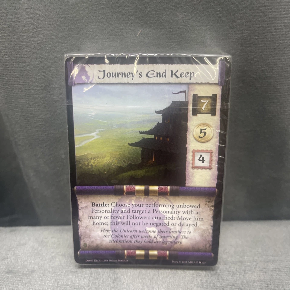 Mazo sellado de fábrica Legend of the Five Rings AEG 2011 Demo Deck L5R cartas de juego Foto 4 de 4