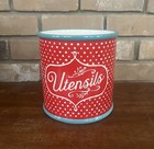 The Pioneer Woman Ceramic Utensil Holder – Red Polka Dot – 7” Tall
