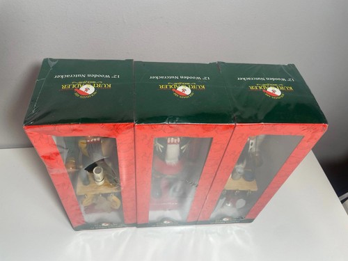 12” Wooden Nutcrackers Kurt S. Adler "Santa's World" Soliders Lot NIB Vintage - Picture 2 of 9
