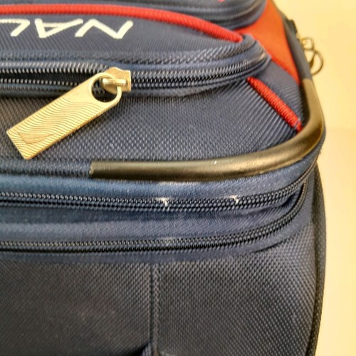 NAUTICA 22in Blue Red Expandable Logo Print Soft Case Carry READ - Picture 13 of 15
