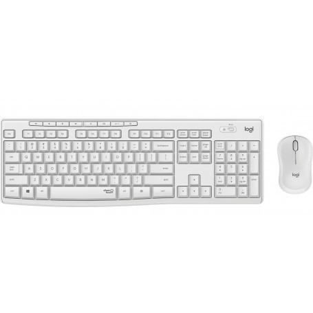 Logitech MK 295 Weiß Kabellose Tastatur und Maus Kit - Bild 1 von 2