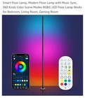 65" Smart LED Floor Lamp Corner Lighting RGB Remote & APP Control