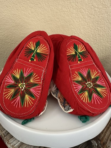 Vintage Chinese handmade Tiger head Baby ,Toddler, Kids Bootie shoes NEW - Picture 6 of 8