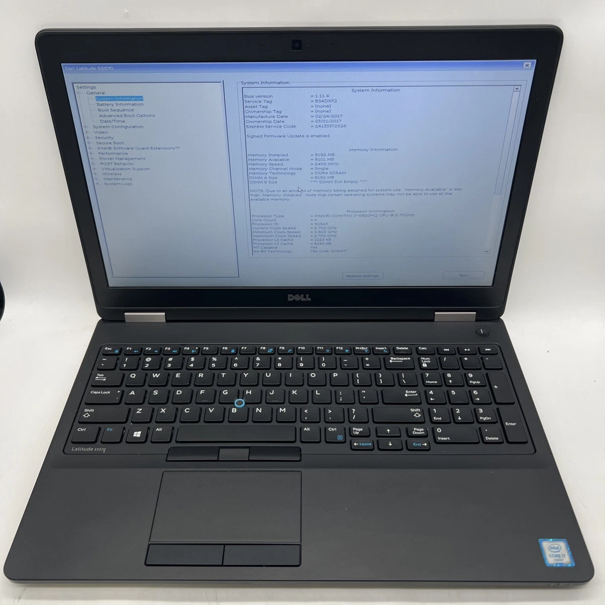 Windowsノート本体 DELL Latitude E5570 Corei5 16GB 512GB Dell Latitude E5570 Ssd de 8 GB 256 GB 15,6 Core I5 Intel de 6ta