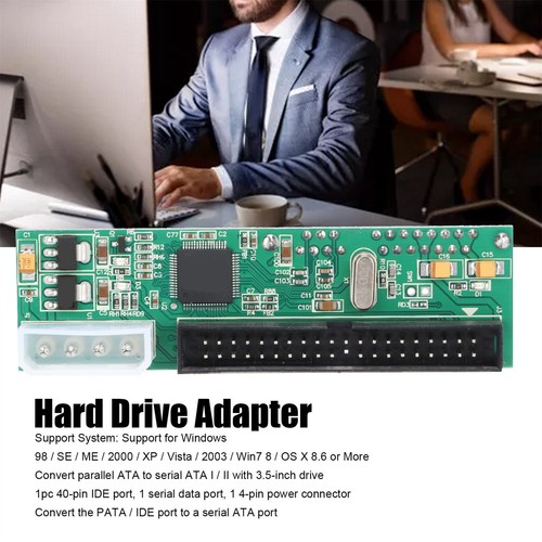 40Pin IDE Port PATA IDE To SATA Hard Drive Adapter Converter For Computers - Photo 8/8