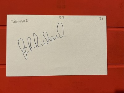 J R Richard  MLB: 1971 Houston Astros  Autograph   