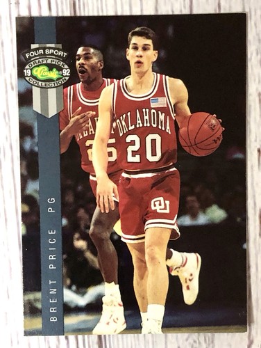 1992 Classic Four-Sport Multi-Sport Card #63 Brent Price - Picture 3 of 4