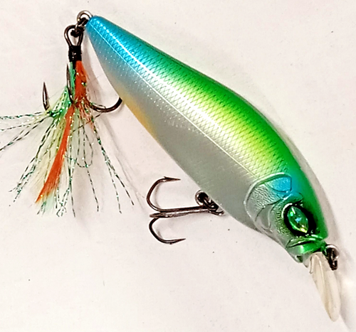 NON PESCATO 3" MEGABASS ITO FLAP SLAP MINNOW 3/8 oz ESCA GIAPPONE - Foto 2 di 5