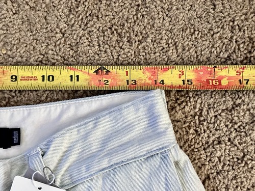 Size M fits 28x31 - Beams Japan VP Z Light Blue Denim Jeans Pants Wide Leg New - Picture 12 of 14