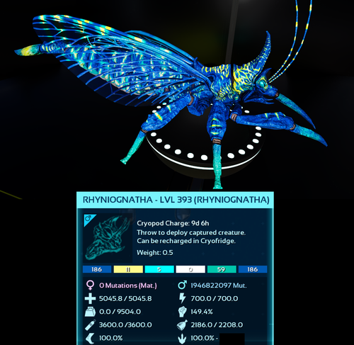 9500 MAX WEIGHT Rhyniognatha ARK🌸 Survival Ascended ASA PVE (Rhynio/Bug) - Picture 12 of 57