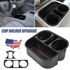 Console Dual Cup Holder Drink For Silverado Tahoe for Suburban for Yukon 03-2007