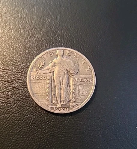 1928 25C Standing Liberty Quarter VG