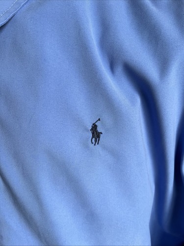 Polo Ralph Lauren Golf Powder Blue Bomber Jacket Men Size XXL Full Zip Collared - Picture 2 of 18