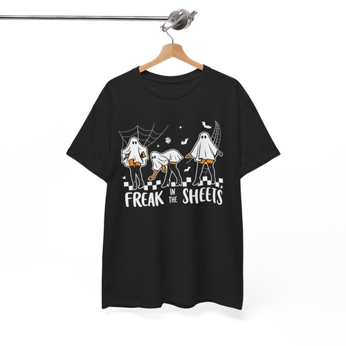 Freak In The Sheets Shirt lustig Halloween Geist Kostüm Party Grafik T-Shirt S-5XL - Bild 13 von 57
