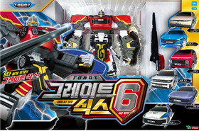 TOBOT GREAT SIX 6 Integration Transformer Robot X Y Z Sonic Ken C Hyundai Cars