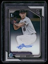 2024 Bowman Draft #CPA-BBR Brody Brecht Chrome Prospect Autographs