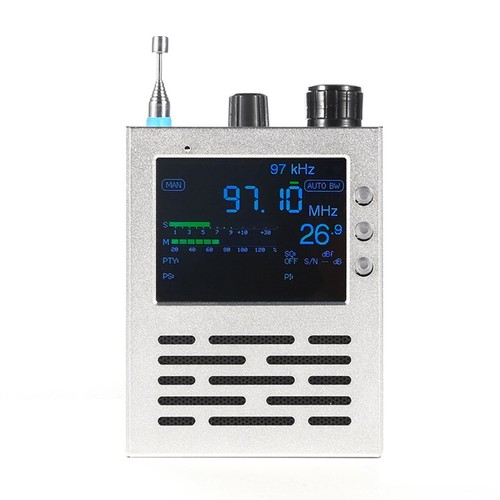 TEF6686 Full Band FM Shortwave HF LW Radio Receiver with LCD and Speaker - Afbeelding 1 van 7