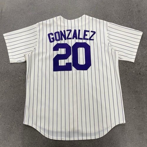 Majestuosa camiseta bordada vintage de los Arizona Diamondbacks Gonzalez MLB talla XL - Imagen 2 de 6
