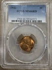 1942 PCGS MS66RD Lincoln Wheat Cent Business Strike 1C