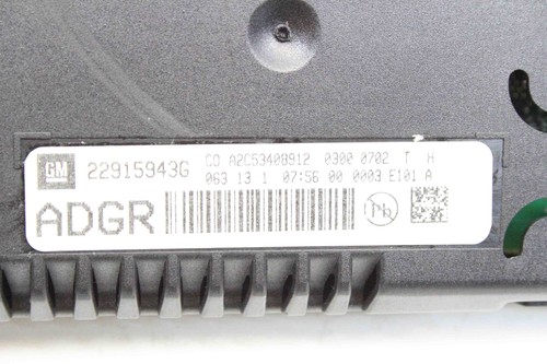 Computer di bordo Opel Mokka / Mokka X 22915943G 1.70 Diesel 96kw 2013 24456641 - Foto 3 di 3