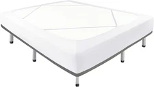 Decorative Box Spring Cover Twin & Twin XL Size, White Luxurious