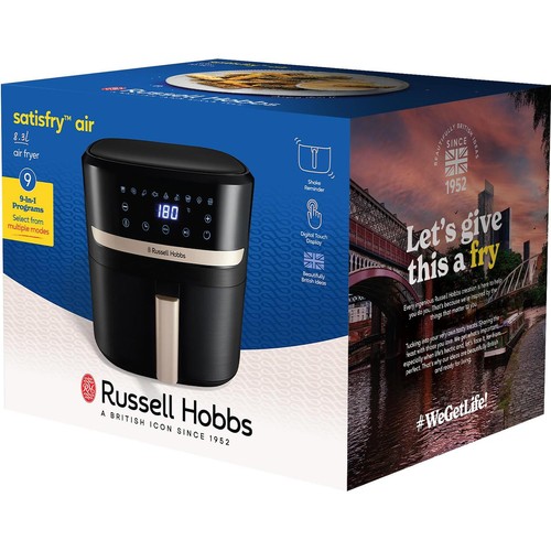Friggitrice ad aria Russell Hobbs 27630-56 potenza 1800W capacita 8,3 Litri riv - Foto 2 di 6