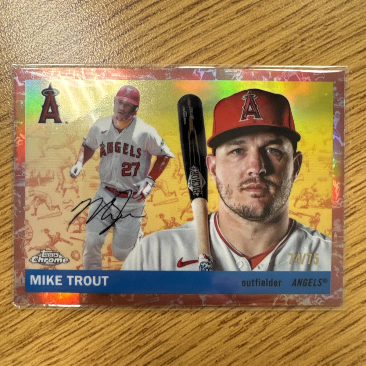 Topps Mike Trout Baseball Sports Trading Cards & Accessories