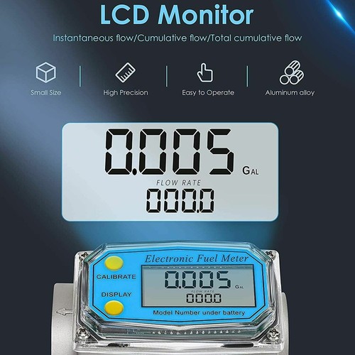 -10°C ~ +60°C Turbine Flow Meter Modular Stainless Steel Stable Brand New - Picture 21 of 60
