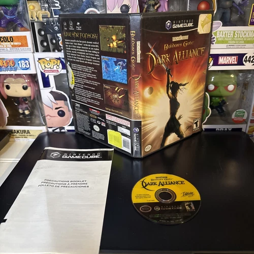 Baldur's Gate: Dark Alliance (Nintendo GameCube, 2002) NO MANUAL 