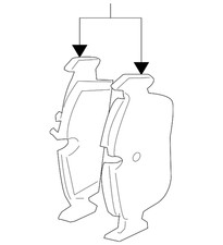 Genuine BMW Brake Pads Front 34-11-6-852-253