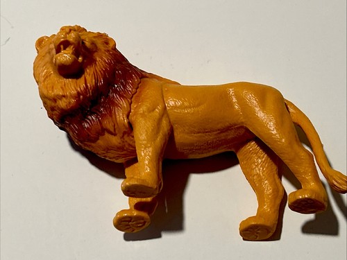 Figura animal león macho figura de juguete zoológico selva melena de gato grande - Imagen 4 de 5