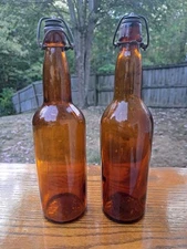 Lot Of 2 D.O.C. Blob Beer (D.O. Cunningham Glass Co. Pittsburgh Pa.) With Bails