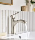Moen Idris 84577SRN Bathroom Faucet + Drain – Brushed Nickel - New