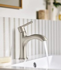 Moen Idris 84577SRN Bathroom Faucet  Drain   Brushed Nickel - New