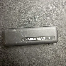 Mini Malite Small Black Metal Flashlight With Clip And Hard case