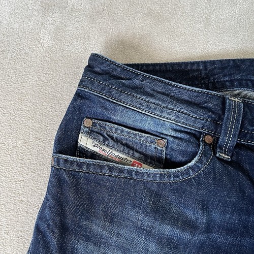 Diesel Thavar Jeans Mens W34 L32 Wash 0RML0 Blue Slim Skinny - Picture 2 of 11