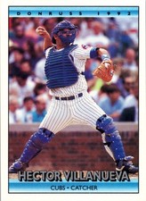 Hector Villanueva Chicago Cubs 1992 Donruss #725b