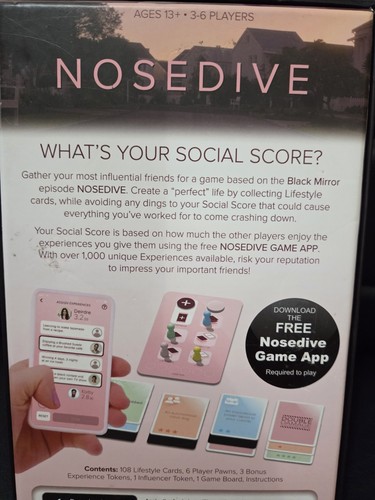 Nosedive Party/Social Online Game by House of Tomorrow - 2016 Ed - New In Box - Picture 6 of 6