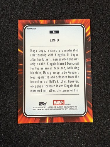 Topps Chrome Marvel Echo Refractor #14 2025 - Imagen 7 de 11
