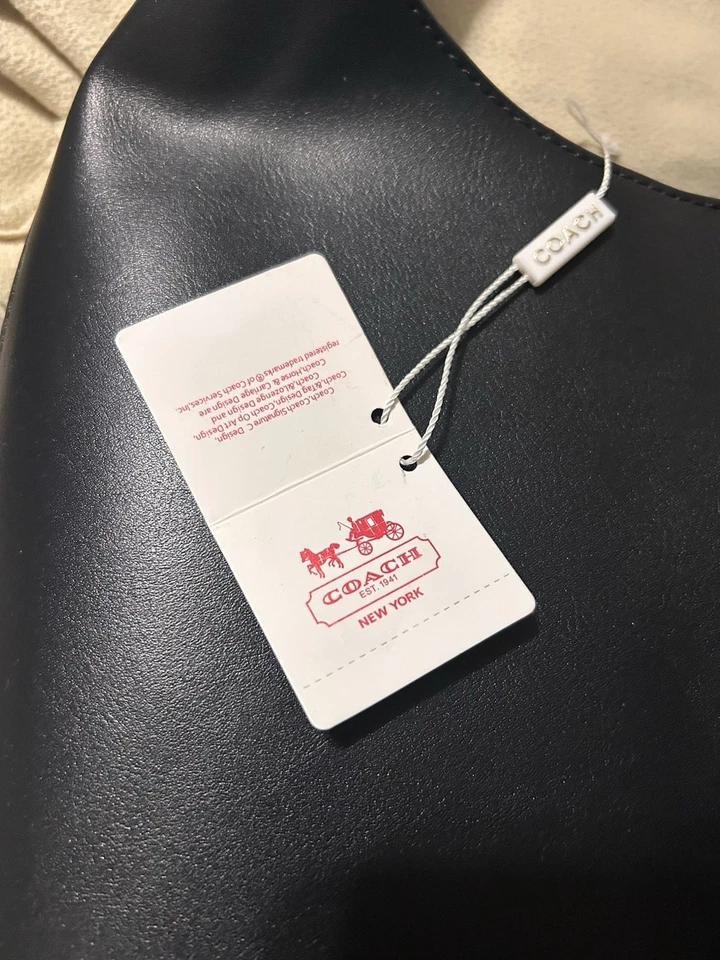 Bolso de Hombro Coach Brooklyn Nº39 Cuero Negro CU044 Outlet Nuevo Foto 2 de 4