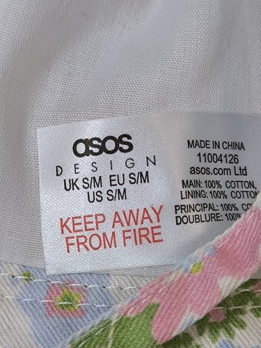 ASOS Sombrero de ala ancha Mujeres Sombrero verde-blanco-rosa look casual - Imagen 4 de 5