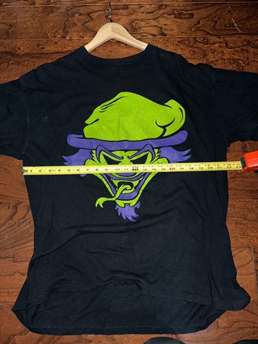 90s Insane Clown Possee Riddle Box Graphic Band Concert T Shirt Black XL RARE - Picture 4 of 5