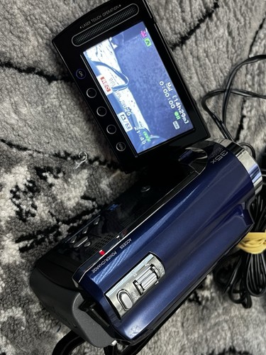 JVC Everio Camcorder Recorder 60GB HDD Memory GZ-MG630AEK Blue - - Picture 2 of 2