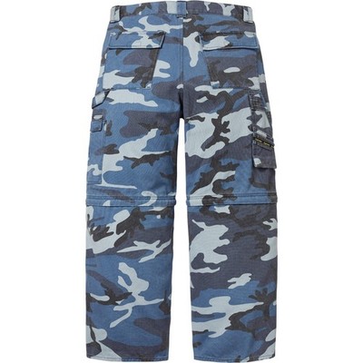 Supreme Zip-Off Utility Pant Denim Black Tan Blue Camo 4colors