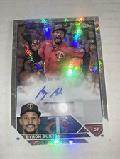 2023 Topps Chrome Logofractor Refractor Auto Byron Buxton #RCA-BBX Twins