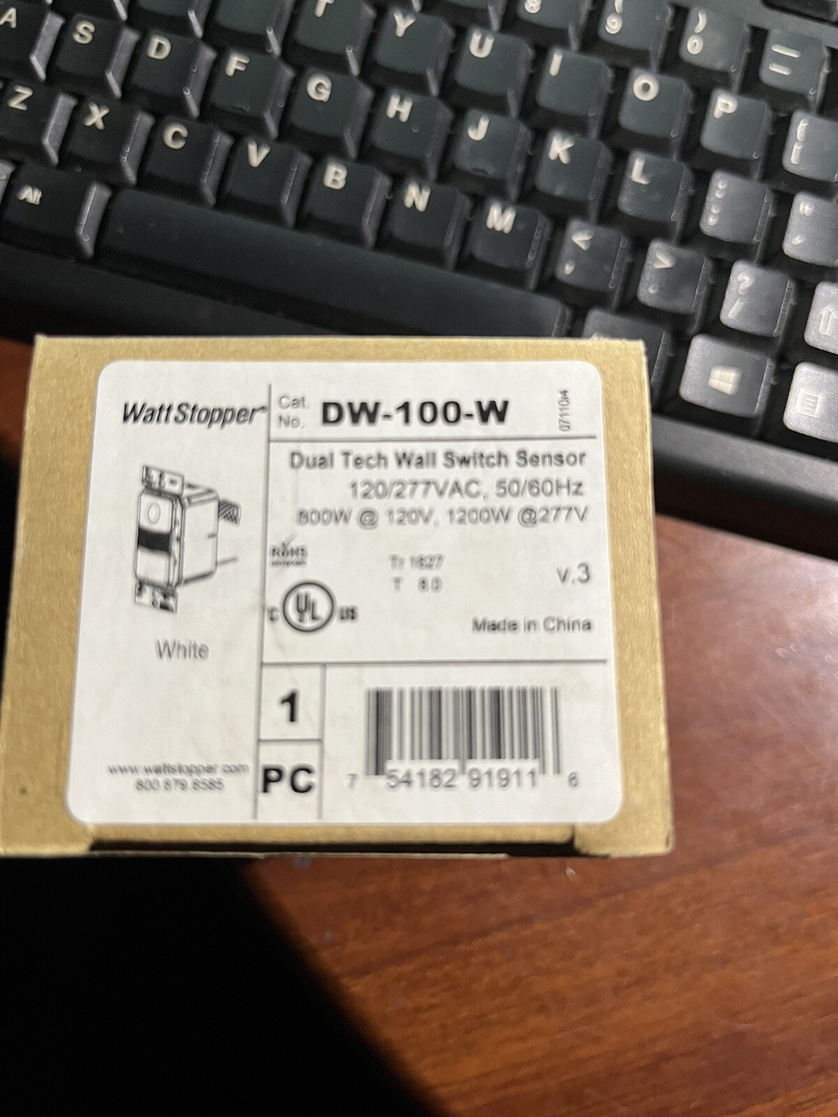 WattStopper DW100W Wall Switch Occupancy Sensor White for sale online