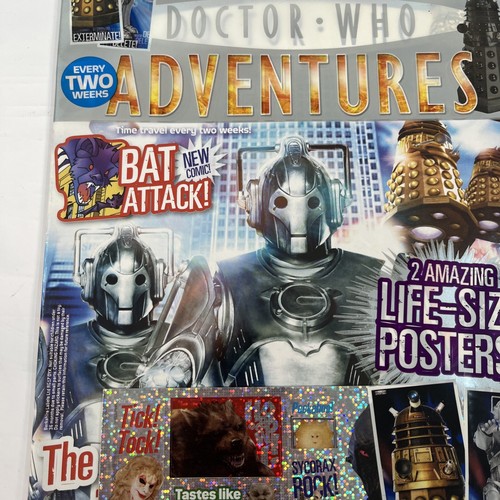 Doctor Who Adventures Issue #11 2006 Life-Size Poster & Stickers New - Picture 4 of 8