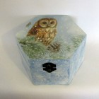 Wooden Owl Decorative Boxes, Jars & Tins