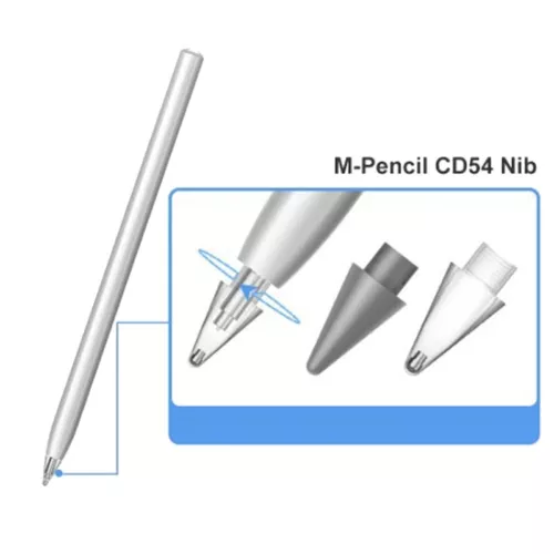 1/2x Bildschirm-Stylus-Stift mit austauschbaren Spitzen für Huawei M-Pencil 2Nd
